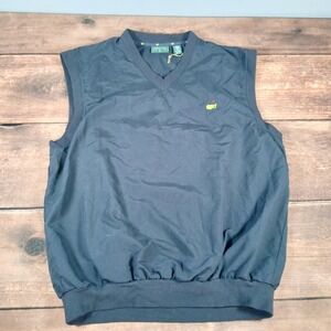 Masters Collection Golf Vest Mens XL V-Neck Sleeveless Pullover Masters Logo